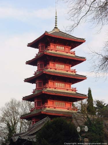 Japanse toren LAKEN in BRUSSEL / BELGI 