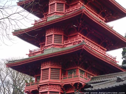 Japanese Tower LAKEN in BRUSSEL / BELGIUM 