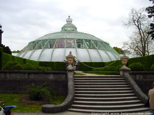 Koninklijke serres LAKEN in BRUSSEL / BELGI 