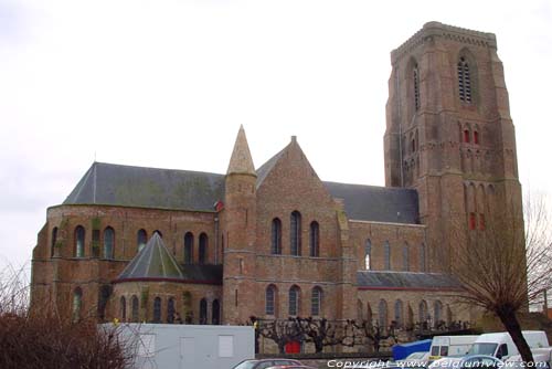 Onze-Lieve-Vrouw Bezoeking of Onze-Lieve-Vrouwekerk Lissewege ZEEBRUGGE in BRUGGE / BELGI 