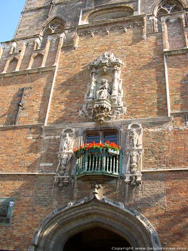 Belfry or bell-tower of Bruges BRUGES / BELGIUM 