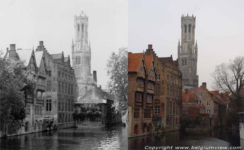 Beffroi et halles de Bruges BRUGES / BELGIQUE 