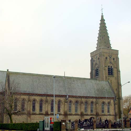 Saint-Wandregesiluschurch Beerst DIKSMUIDE in DIXMUDE / BELGIUM 