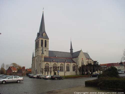 Onze-Lieve-Vrouwekerk (te Melsele) BEVEREN / BELGI Zijaanzicht