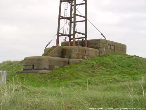 Bunkers van de Atlantikwall OOSTENDE foto Detail bunker