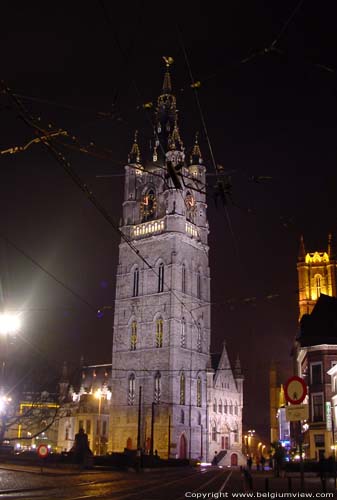 Beffroi et halle aux draps GAND / BELGIQUE 