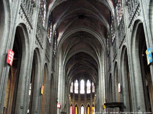 Sint-Waltrudiskerk MONS in BERGEN / BELGI 