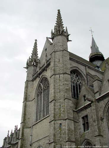 Sint-Waltrudiskerk MONS in BERGEN / BELGI 