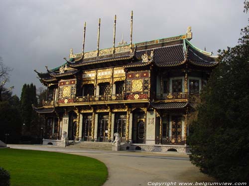 Chinees paviljoen LAKEN in BRUSSEL / BELGI 