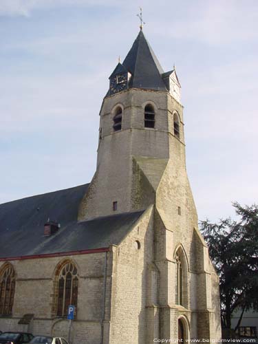 Eglise Saint-Andr et Gislne BELSELE / SAINT-NICOLAS photo Tour