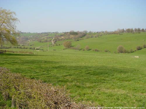 Open, hilly landscape BATTICE in HERVE / BELGIUM e