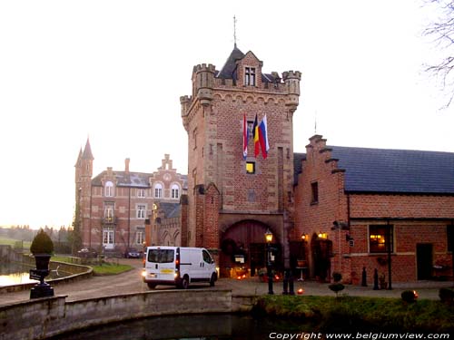 The Mot castle (in Groot-Gelmen) SINT-TRUIDEN / BELGIUM 