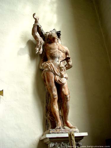 Sint-Pieter en Pauluskerk PULLE in ZANDHOVEN / BELGI Terracottabeeld