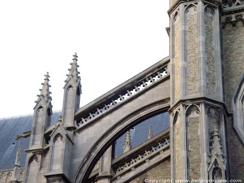 Sint-Maarten en Sint-Niklaaskerk (vroegere cathedraal) IEPER foto 