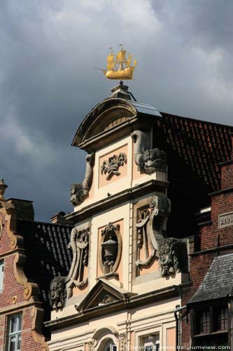 Gildenhuis van de Onvrije Schippers GENT / BELGI 