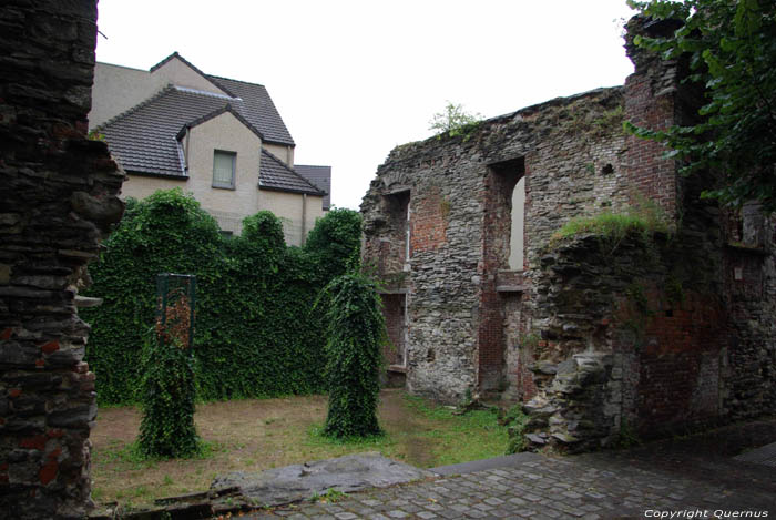 Ruins of the Saint Bavon's abbeye GHENT / BELGIUM 