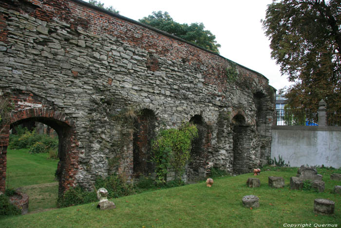 Ruins of the Saint Bavon's abbeye GHENT / BELGIUM 