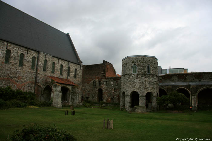 Ruins of the Saint Bavon's abbeye GHENT / BELGIUM 