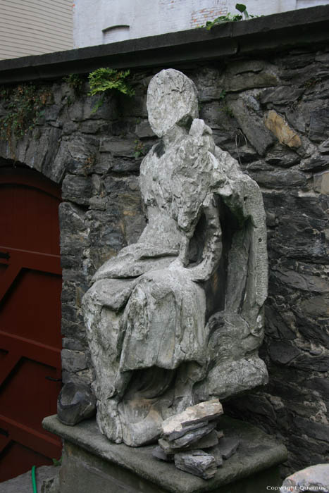 Ruins of the Saint Bavon's abbeye GHENT / BELGIUM 