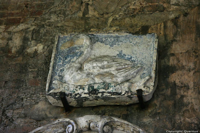 Ruins of the Saint Bavon's abbeye GHENT / BELGIUM 