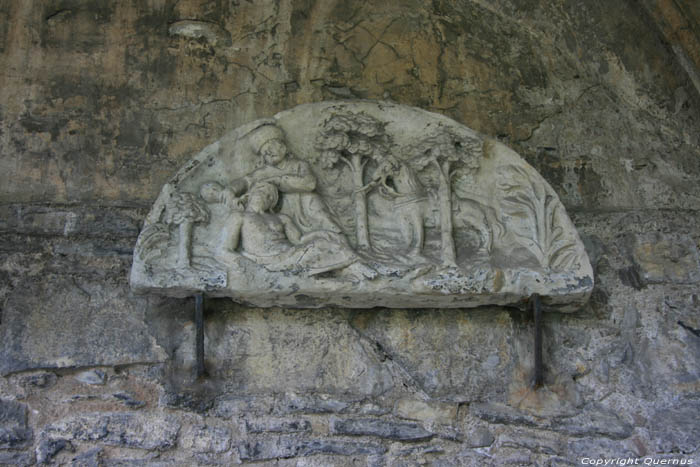 Ruins of the Saint Bavon's abbeye GHENT / BELGIUM 