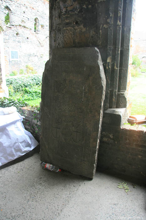 Ruins of the Saint Bavon's abbeye GHENT / BELGIUM 