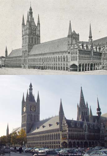 Halles aux draps et beffroi IEPER  YPRES / BELGIQUE 