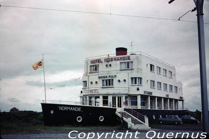 Hotel Normandie KOKSIJDE foto Foto uit begin jaren 1960.