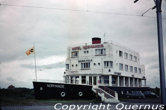 Hotel Normandie KOKSIJDE / BELGI Foto uit begin jaren 1960.