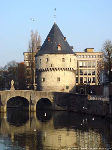 Broel bridge and towers KORTRIJK / BELGIUM 