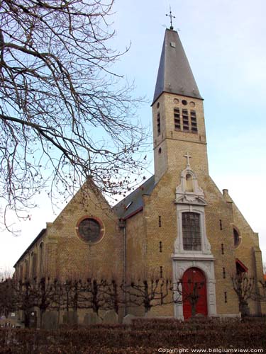 Vroegere Sint-Leonardus en  Sint-Pieters-Banden te Dudzele ZEEBRUGGE in BRUGGE / BELGI 