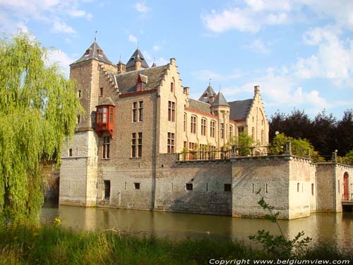 Tillegem castle SINT-ANDRIES in BRUGGE / BELGIUM 