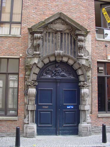 Baroque porch - The Mirror ANTWERP 1 in ANTWERP / BELGIUM 