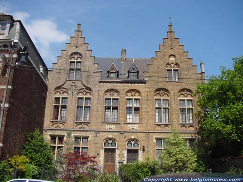 Neogothic houses LE ROEULX / BELGIUM 