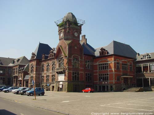 Former Town hall TRAZEGNIES in COURCELLES / BELGIUM 