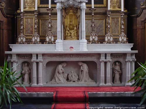 Onze-Lieve-Vrouwekerk van Rupelmonde KRUIBEKE foto Hoofdaltaar