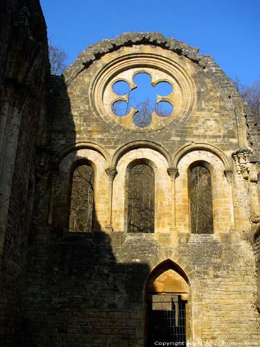 Ruins and museum of the Old Abbey of Orval VILLERS-DEVANT-ORVAL in FLORENVILLE / BELGIUM 