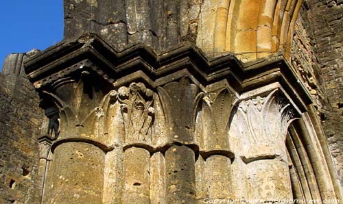 Ruins and museum of the Old Abbey of Orval VILLERS-DEVANT-ORVAL in FLORENVILLE / BELGIUM 