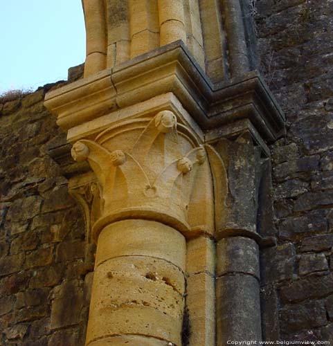 Ruins and museum of the Old Abbey of Orval VILLERS-DEVANT-ORVAL in FLORENVILLE / BELGIUM 