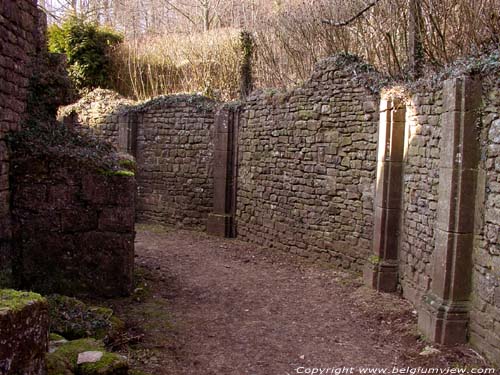 Ruins and museum of the Old Abbey of Orval VILLERS-DEVANT-ORVAL in FLORENVILLE / BELGIUM 