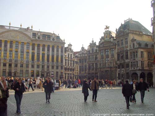 Grote Markt BRUSSEL-STAD in BRUSSEL / BELGI 