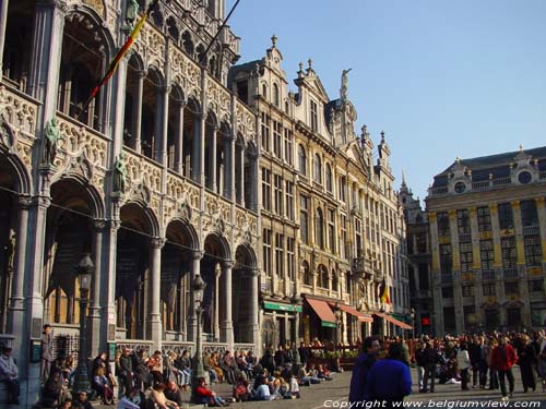 Grote Markt BRUSSEL-STAD in BRUSSEL / BELGI 