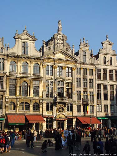 Grote Markt BRUSSEL-STAD in BRUSSEL / BELGI 