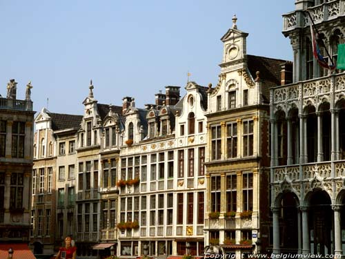 Grote Markt BRUSSEL-STAD in BRUSSEL / BELGI 