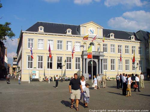 Vroegere landhuis van het Brugse Vrije BRUGGE / BELGI 