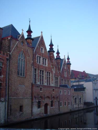 Vroegere landhuis van het Brugse Vrije BRUGGE / BELGI 