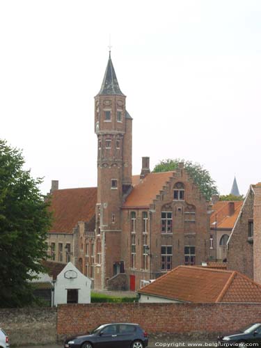 Schuttersgilde BRUGGE / BELGI Zicht van bij Sint-Janshuismolen