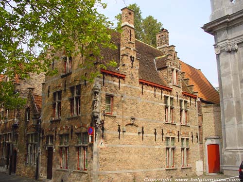 Gable du 17ime sicle BRUGES / BELGIQUE 