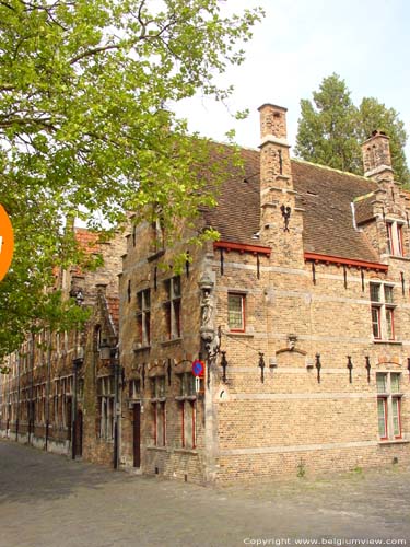 17e eeuwse trapgevels BRUGGE foto 