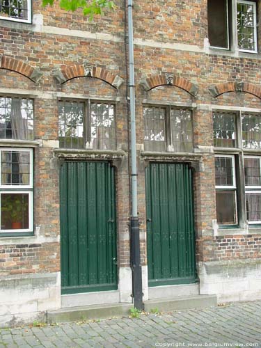 Gable du 17ime sicle BRUGES / BELGIQUE 